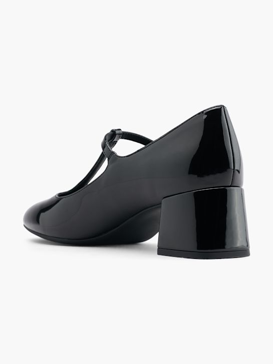 graceland strapped heel black deichmann