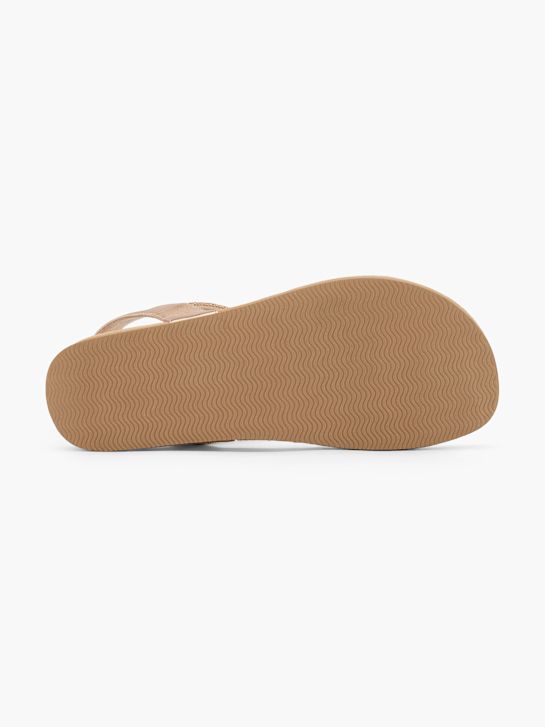 graceland toe thong sandal beige deichmann