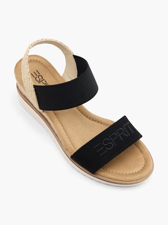 esprit heeled sandal black deichmann