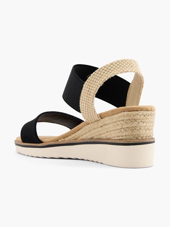 esprit heeled sandal black deichmann
