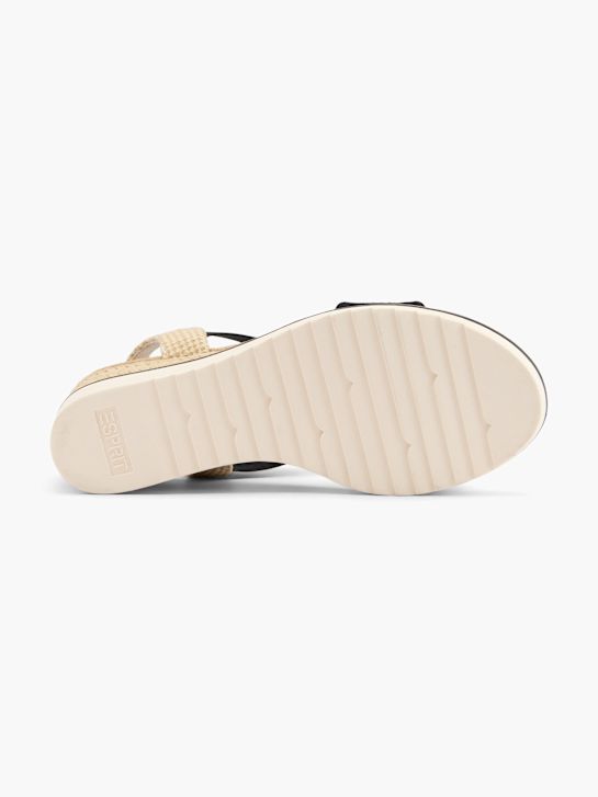 esprit heeled sandal black deichmann