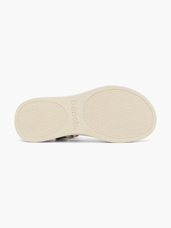 bench heeled sandal green deichmann