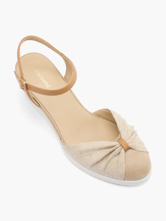 graceland heeled sandal beige deichmann