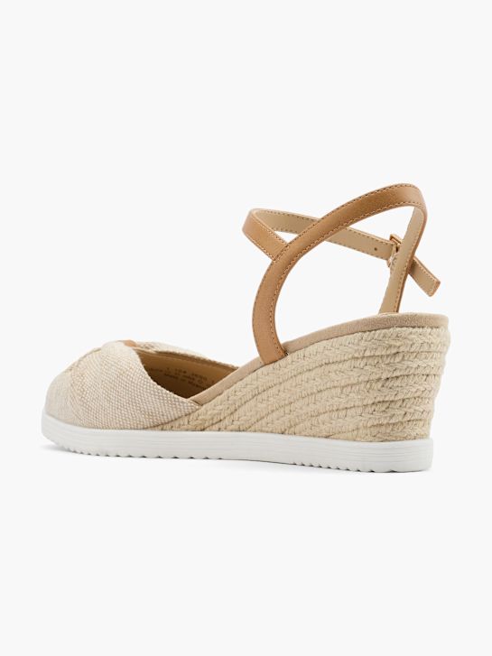 graceland heeled sandal beige deichmann