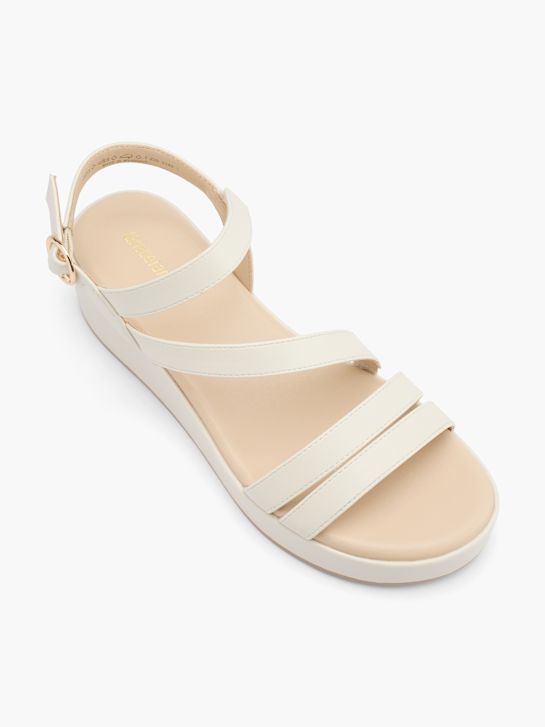 graceland heeled sandal white deichmann