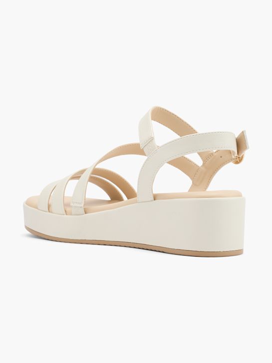 graceland heeled sandal white deichmann