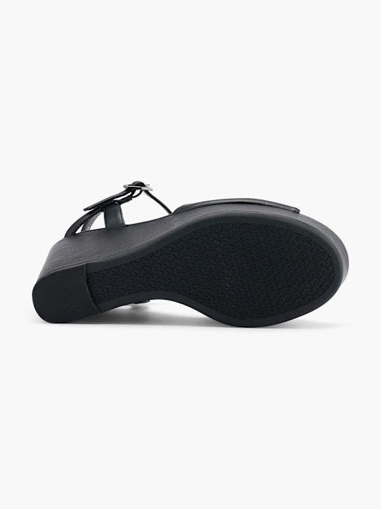 graceland heeled sandal black deichmann