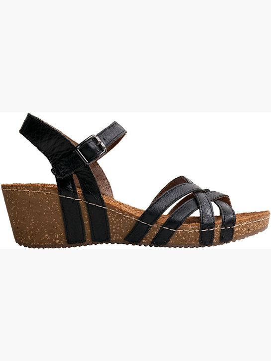 5th avenue heeled sandal black deichmann