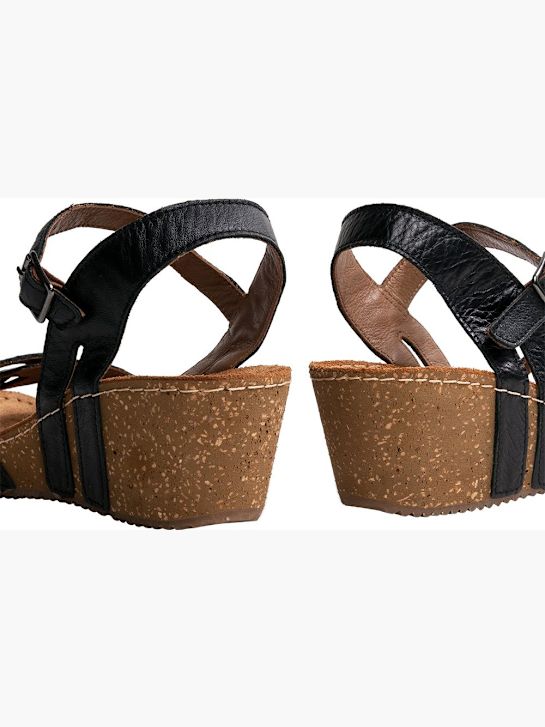 5th avenue heeled sandal black deichmann