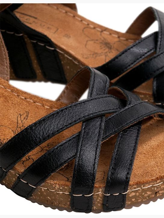 5th avenue heeled sandal black deichmann