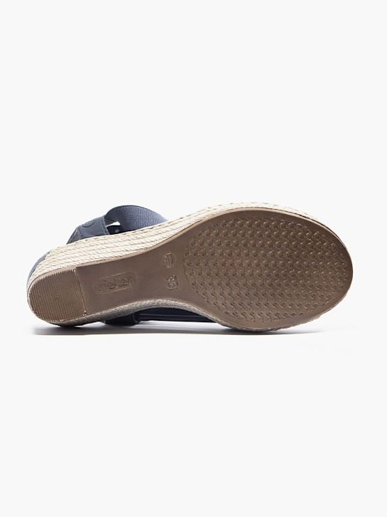 rieker heeled sandal blue deichmann