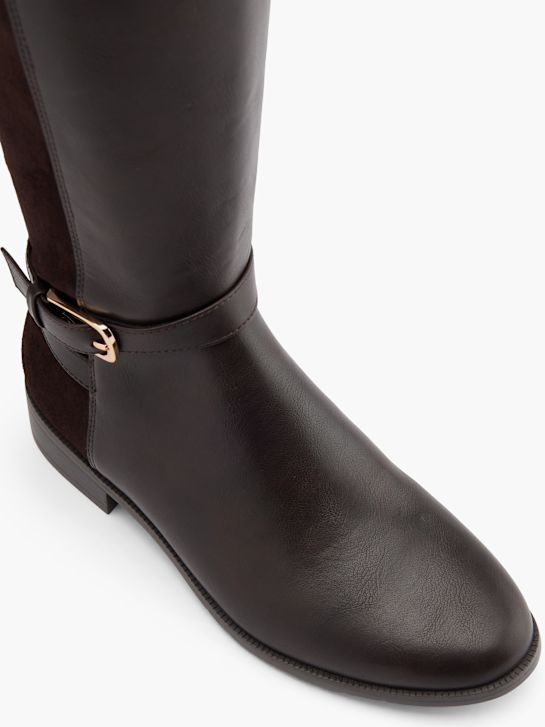graceland wide boot brown deichmann