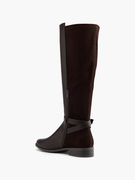 graceland wide boot brown deichmann