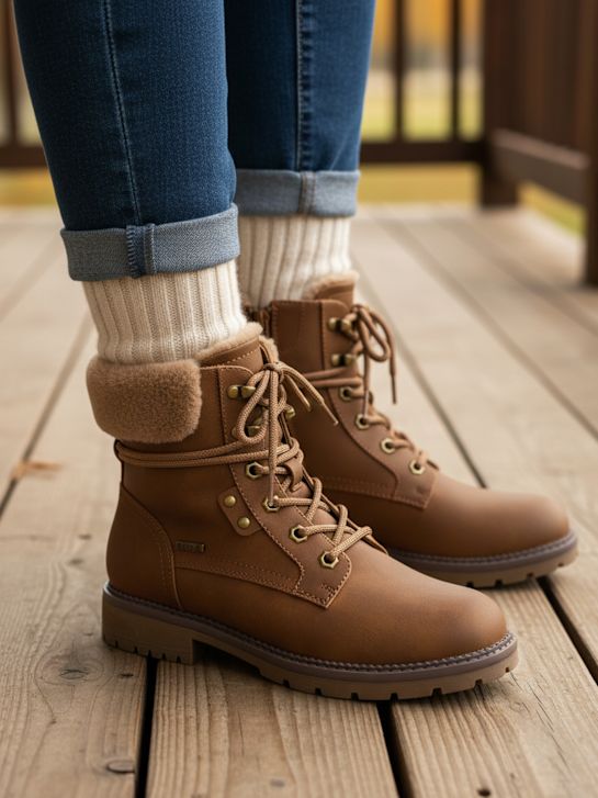 landrover lace-up boot brown deichmann