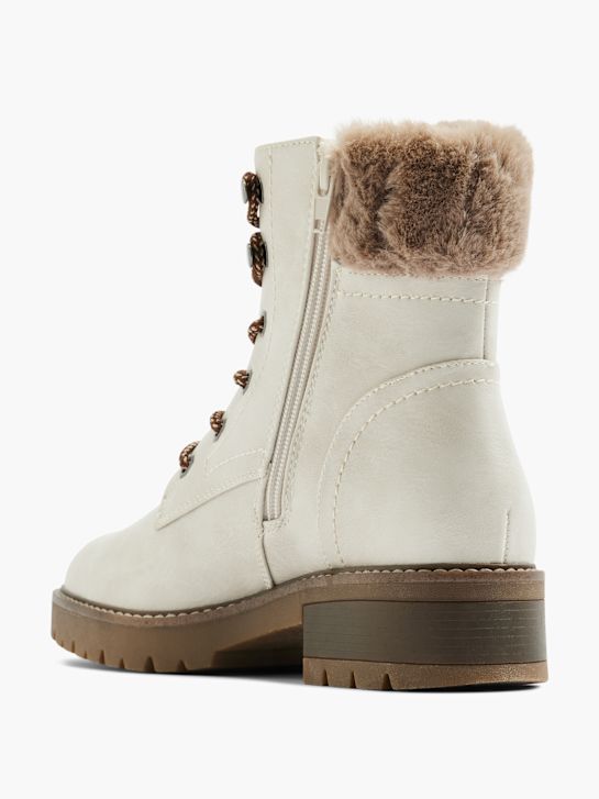 landrover lace-up boot offwhite deichmann
