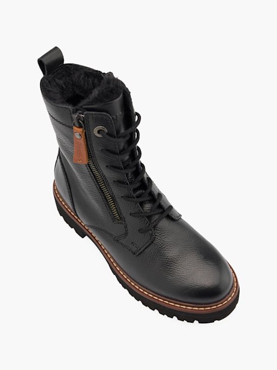 bench lace-up boot black deichmann