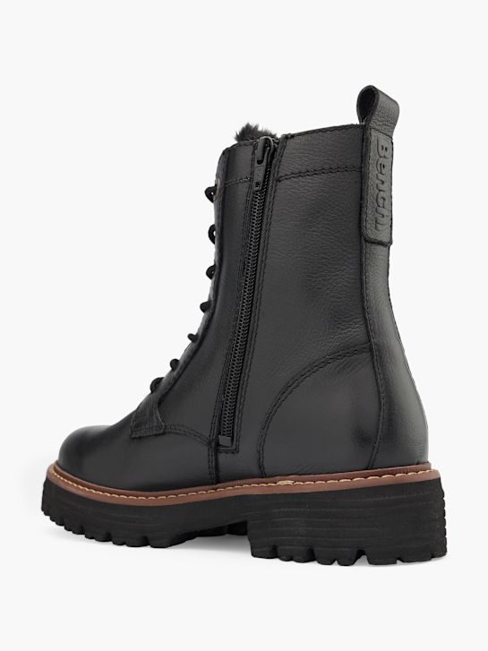 bench lace-up boot black deichmann