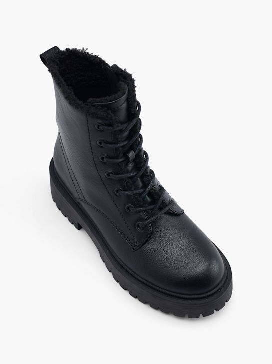 catwalk lace-up boot black deichmann