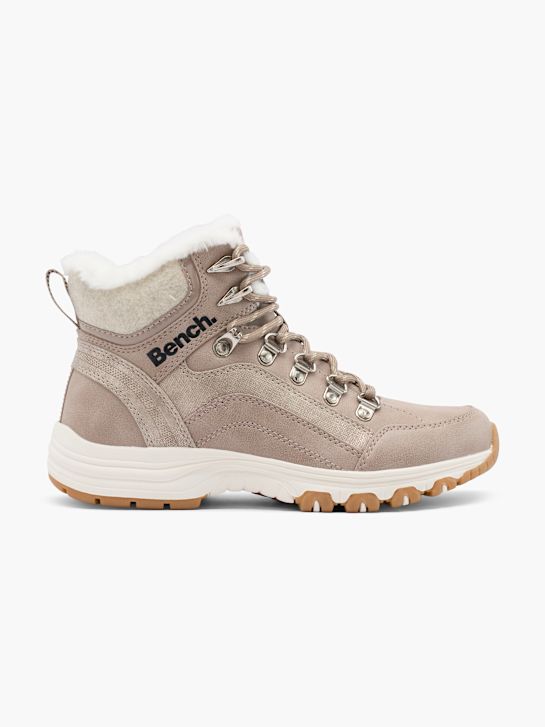 bench lace-up boot taupe deichmann