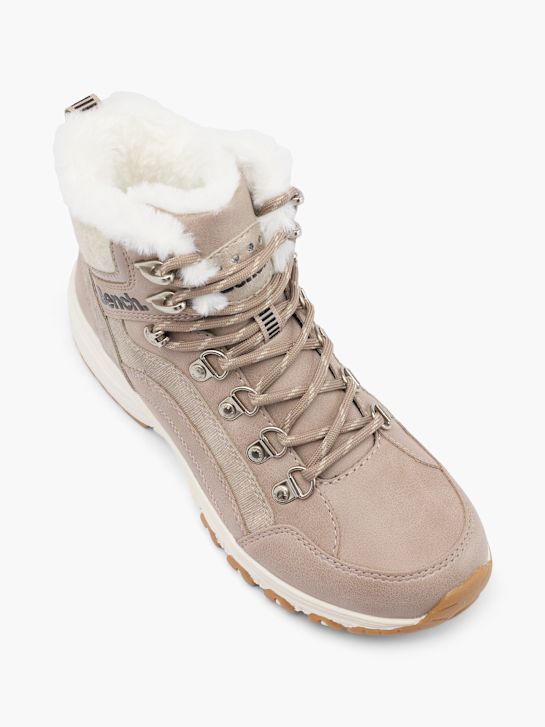 bench lace-up boot taupe deichmann