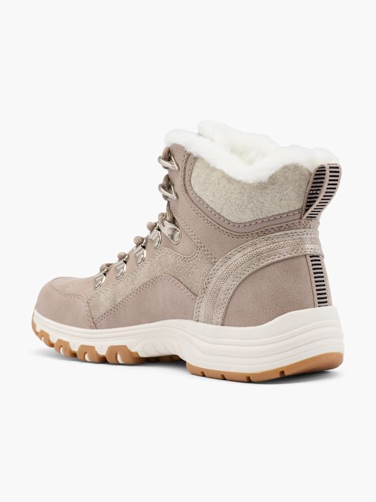 bench lace-up boot taupe deichmann