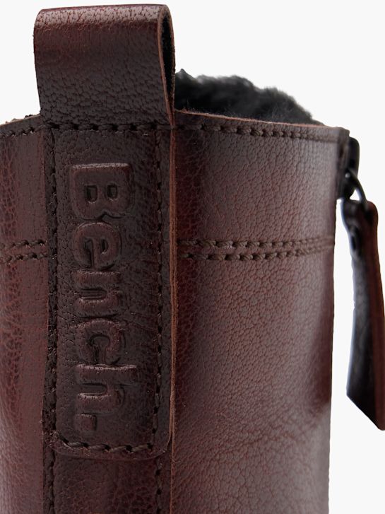 bench lace-up boot burgundy deichmann