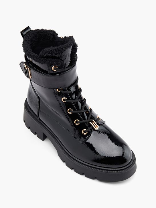 wicked lace-up boot black deichmann