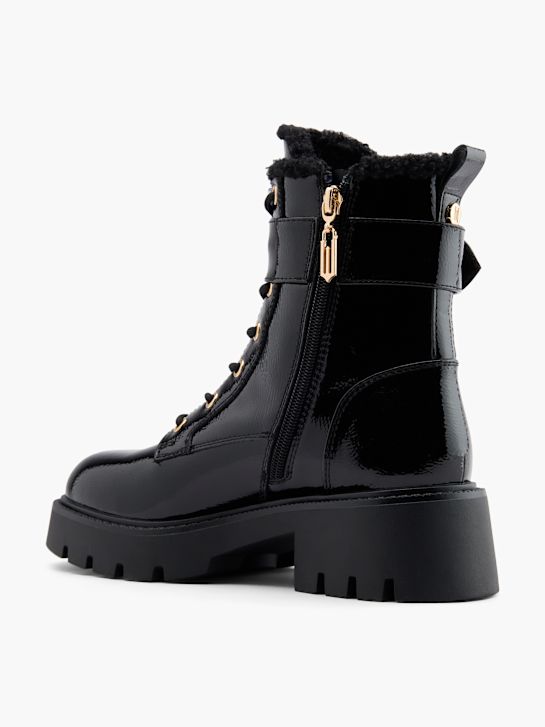 wicked lace-up boot black deichmann