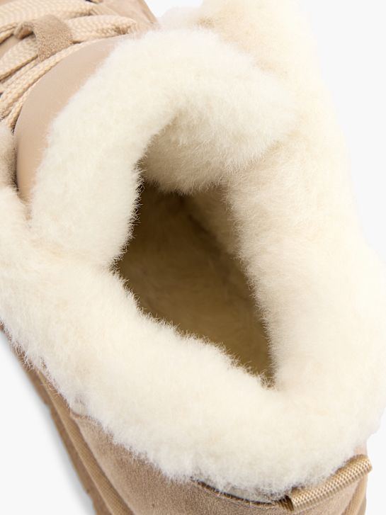 graceland lace-up boot camel deichmann