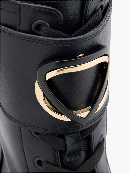 catwalk lace-up boot black deichmann
