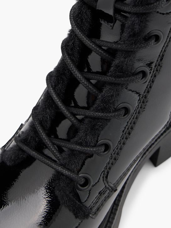 catwalk lace-up boot black deichmann